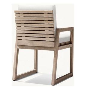 Nouveauté : Ensemble de mobilier de jardin de luxe en bois pour restaurant, chaise de salle à manger en teck pour terrasse extérieure - Product Image 3