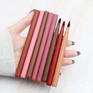 Lápiz de labios líquido mate con cabeza de esponja, lápiz labial impermeable, delineador de labios de terciopelo mate para labios encantadores - Product Image 6
