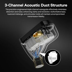 KZ AS16 PRO X Moniteur intra-auriculaire 16BA HiFi, Écouteurs filaires professionnels IEM - Product Image 4