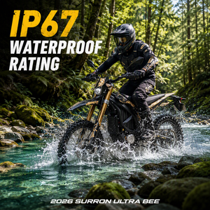 Moto électrique tout-terrain Surron Ultra 2026 (UE, AU, RU, USA) prête à l'expédition, 24,5 kW, 74 V 60 Ah, haute vitesse, en vente - Product Image 3