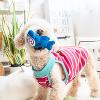 Divers modèles d'animaux de l'océan Jouet en peluche pour chien Petits jouets à mâcher pour chiot en peluche avec couineur