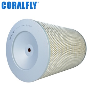 Coralfly ชิ้นส่วนตัวกรองเครื่องยนต์ดีเซลรถบรรทุกคุณภาพสูงแผ่นกรองอากาศ HEPA GM2927 P181046 AF424 PA1885 6005019616 3564118 - Product Image 5