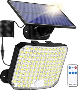 Solar <b>Motion</b> <b>Sensor</b> <b>LED</b> Wall Lamp IP65 Waterproof 5000K Daylight 120 Beam Angle Garden Outdoor Security <b>Lighting</b> CE/RoHS - Product Image 1