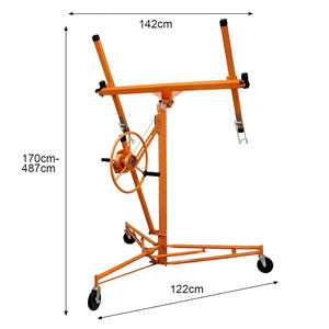 Tugas berat <span class=keywords><strong>Drywall</strong></span> pengangkat kerekan seluler dapat dikunci plester-papan Jack alat komersial Panel angkat roda untuk Hotel dilipat <span class=keywords><strong>Drywall</strong></span> - Product Image 3