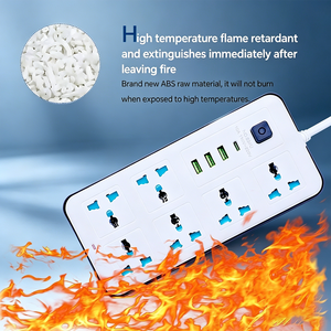 Child Safety Universal Electric <strong>Extension</strong> <strong>Socket</strong> with 6 Outlets 3 USB Ports 5M Cable Length Power Strip <strong>Extension</strong> for Home Use - Product Image 4