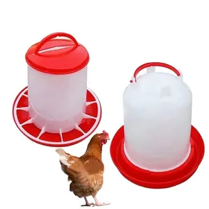 Mangeoire automatique pour poulet, seau d'alimentation pour volaille avec couvercle, canard, volaille