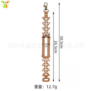 クイックシップ レザー ケンダマホルダー レッド クリエイティブ スカル ハロウィン ソード ジェイドカバー ソードアクセサリー キャリーオン ストレージ ハンギングバッグ - Product Image 6