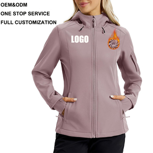 Chaqueta Impermeable con Logotipo Personalizado, Chaqueta Cortavientos para <span class=keywords><strong>Mujer</strong></span>, Chaqueta Softshell para Compradores al por Mayor - Product Image 1