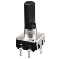 Encodeur rotatif ec12 avec arbre isolé, encodeur rotatif 24 positions, interrupteur encodeur rotatif Soundwell avec support de montage