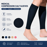 Bas de contention médical à marque privée, bas de compression graduée, OEM, sur mesure, bas cuissardes, bas hautes genoux, vente en gros