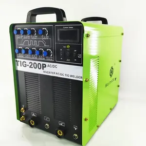 AC DC TIG200P نبض ماكينة لحام بقوس غاز التنغستن للبيع