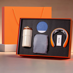 Set de Regalo Empresarial Personalizado, Vaso de Café de Acero 316 con Altavoz Relajante, Dispositivo para el Cuidado del Cuello, Banco de Energía, 4 en 1, Regalos Empresariales - Product Image 6