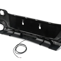 Diffuseur arrière avec LED pour BMW Série 1 MP 2012-2014 Double sortie
