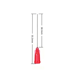 Liscoe Embout de distribution à pointe arrondie de 1,5 pouce, calibre <span class=keywords><strong>25G</strong></span>, en acier inoxydable, avec raccord Luer Lock en plastique pour <span class=keywords><strong>seringue</strong></span> (non médical) - Product Image 2