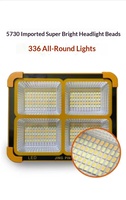 Projecteur solaire extérieur jaune compact avec tête orientable et faisceau d'accentuation chaud pour allées de jardin et décoration paysagère