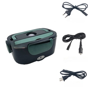Boîte à lunch <span class=keywords><strong>chauffante</strong></span> électrique Portable 40W en acier inoxydable détachable 1.5L bol chauffant voiture/camion/bureau boîte à <span class=keywords><strong>manger</strong></span> four à micro-ondes - Product Image 5
