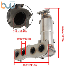 Convertidores Catalíticos Mini de Acero Inoxidable Yueyang para 2002-2009 para Colector de Escape de 2.4L - Product Image 6