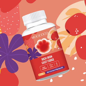 Caramelo suave de hierro de alto contenido OEM, compatible con el sistema inmunológico, salud antioxidante, absorción de hierro, salud sanguínea, vitamina C, gomitas de hierro - Product Image 2