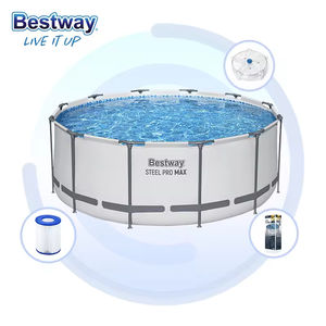 <span class=keywords><strong>Bestway</strong></span> 56420 Piscinas Marco de metal de plástico Piscina al aire libre 3,66 m x 1,22 m Marco de metal redondo Juego de piscina - Product Image 2