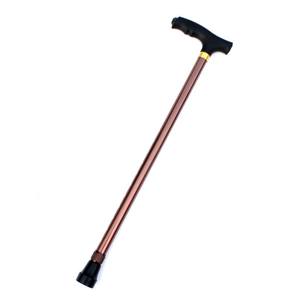 Bastón telescópico de aleación de aluminio engrosado con luz, altura ajustable, antideslizante, para personas mayores - Product Image 1