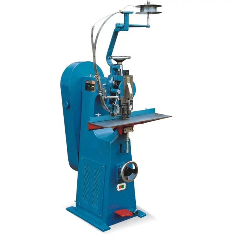 Công Nghiệp Đầu Đơn Phẳng Và Yên Dây Stitcher 25Mm Độ Dày Ràng Buộc Cuốn Sách Stitching Machine