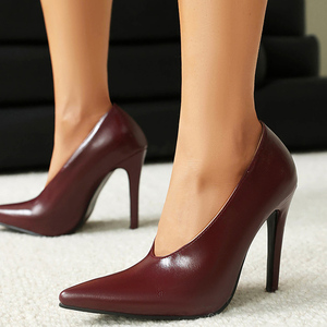 Escarpins grande taille 47 pour femme à bout pointu, imprimé zèbre, talons hauts fins, sandales de soirée, talons aiguilles, pour pieds larges, découpe en V - Product Image 3
