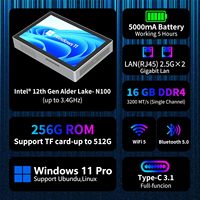 Panel PC Industrial de 7 Pulgadas con Pantalla Táctil, USB-C, 4G, WiFi 5, BT 5.0, Pantalla 4K, Doble LAN 2.5G, Intel Stock