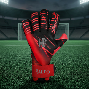 Guantes de Portero con Logotipo de Insecto, Mejor Calidad, Protección para los Dedos, Guantes de Portero con Protección Extra para los Dedos, Guantes de Portero de Práctica OEM - Product Image 3