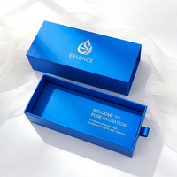 Boîtes d'emballage de parfum en carton rigide écologiques personnalisées avec logo, style tiroir vide, pour flacon de 50 ml et 100 ml