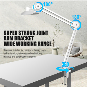 Lampe à LED pliable pour ongles 6500K, en plastique, pour salon, séchoir à ongles universel à économie d'énergie - Product Image 4