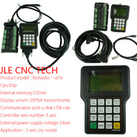 Controlador de máquina de grabado de 3 ejes JLE Richauto DSP A11E, 24V DC USB, para sistema remoto de router CNC para A11C, A11 Handle