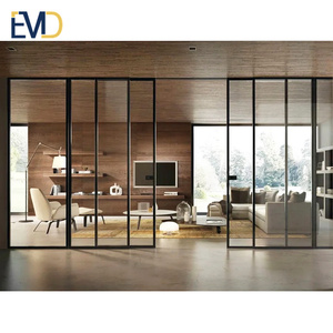 Grande porte patio coulissante avec <span class=keywords><strong>cadre</strong></span> en aluminium et porte intérieure silencieuse en alliage d'aluminium Service OEM disponible - Product Image 2