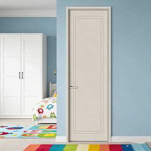 Porta da Bagno di Lusso in Legno di Betulla, <span class=keywords><strong>Porte</strong></span> Interne Ignifughe Premium in Legno, Stile Camera, <span class=keywords><strong>Porte</strong></span> in Legno <span class=keywords><strong>Grigio</strong></span> - Product Image 4