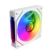 ESGAMING Haute Qualité Prisme ARGB Miroir au Centre Ordinateur Cas Ventilateur 5V 3Pin PWM Infinite Mirror Effect Gaming CPU Cooler Fan