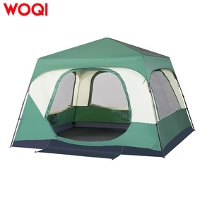 Carpa desplegable Woqi para 4-6 personas, para techo, color verde, poliéster 190T, impermeable 3000mm, fácil de instalar, portátil y duradera - Product Image 1