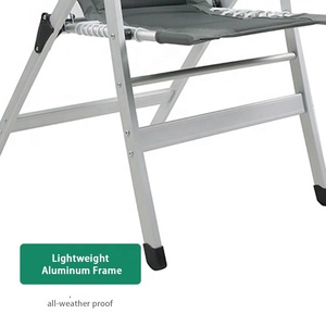 <span class=keywords><strong>Chaise</strong></span> de camping pliable légère en aluminium de luxe réglable sur 3 positions, <span class=keywords><strong>chaise</strong></span> de <span class=keywords><strong>caravane</strong></span> pour pique-nique - Product Image 3