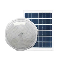 Luminaire solaire pour plafond intérieur - Lumière LED solaire super lumineuse pour balcon, couloir, hall, éclairage intérieur de la maison