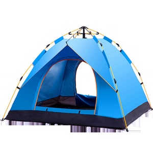 Tienda de Campaña de Playa Doble Automática para 3-4 Personas, Resistente a la Lluvia, para Acampar al Aire Libre, con Paneles de Bambú Reforzados - Product Image 5