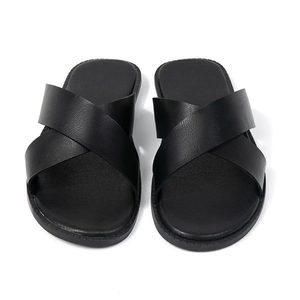 รองเท้าแตะชายหาดผู้ชาย แฟชั่นลำลอง หนัง PU สำหรับใส่กลางแจ้ง - Product Image 4