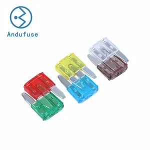 2023 Factory IATF 16949 cartification 3A to 40A different amp super mini blade fuse