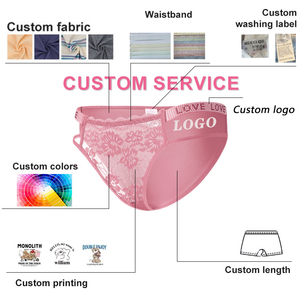 Mutande CINVIK da <span class=keywords><strong>donna</strong></span> a vita bassa tinta unita mutandine in maglia di cotone morbido tinta unita per ragazze - Product Image 6