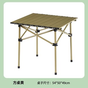 Mesa Plegable para Exteriores con Toldo, de Acero al Carbono, Portátil, para Campamento, Picnic y Mercado - Product Image 3