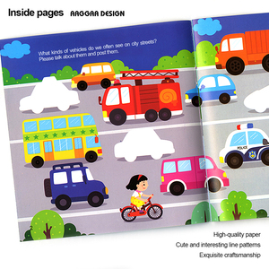 Livres pour enfants imprimés sur mesure, jouets, livres d'autocollants, livres de coloriage, supports imprimés, étiquettes, pour le développement intellectuel - Product Image 1