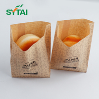Sacs en papier kraft personnalisés pour la vente en gros de poulet frit français, frites, plats à emporter et restauration rapide