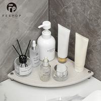 Desain Kustom Baru Pemegang Spons Kering Instan Diatomite Sink Caddy Tray dengan Kaki Baja Tahan Karat