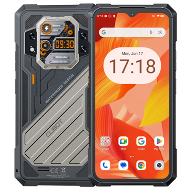 Rugged 5G LTE Smartphone Android 14 IP68 120Hz Display 32GB RAM 256GB 100MP Camera 10200mAh Battery NFC SOS for Outdoor Work