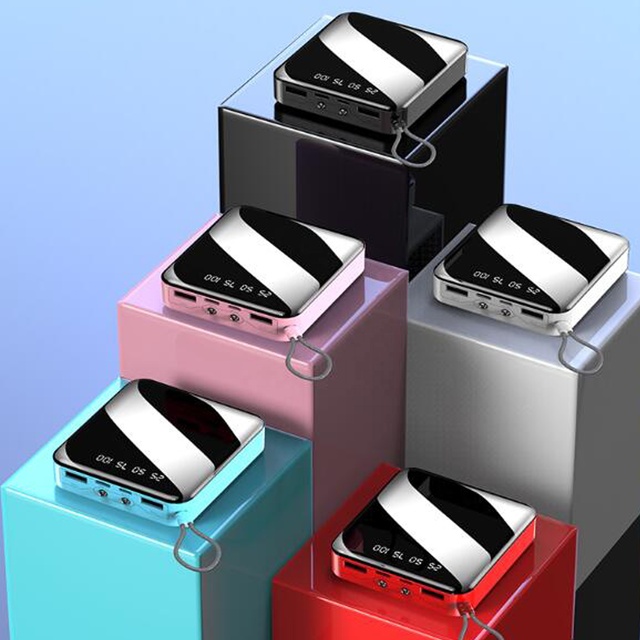 Power Bank 100000 MAh New Mini Power Bank 10000mAh Small Torch Power Bank With LED Display