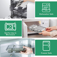 Casserole en plastique isolée portable de haute qualité pour réchauffer les aliments avec boîte à lunch Bento en acier inoxydable