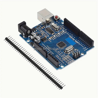 ATMEGA328P ATMEGA328P-AU SMD CH340 Versión Mejorada MCU R3 Placa de Desarrollo Microcontrolador Módulo Kit de Estudio para Estudiantes DIY