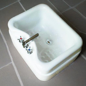 <b>White</b> <b>Acrylic</b> Pedicure Basin Foot Spa Wash Basin Massage Foot Sink for Salon and Home Use - Product Image 4